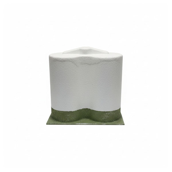 Gasbin de fibra de vidrio recubierto de blanco de Moody 45 DeckSaloon - PPG2439