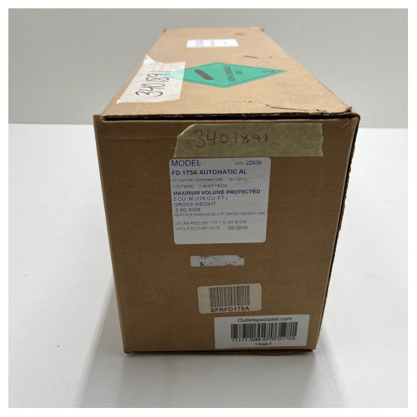 Sea Fire NFD 175A Automatisk brannutgivelse Fire Extuisher - 512-293