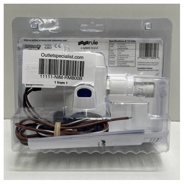 Regel RM800B 800 GPH 12V Automatisk lensepumpe 12V