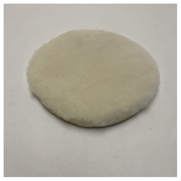 3M Merino Wool Polishing Pad 200mm with Velcro � Durable Marine Surface Buffing and Sanding