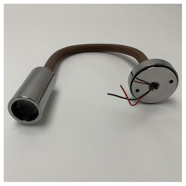 Marin LED-läslampa Quick QL336 Audrey Daylight - flexibel hals, kromad finish, låg effekt 1,5W