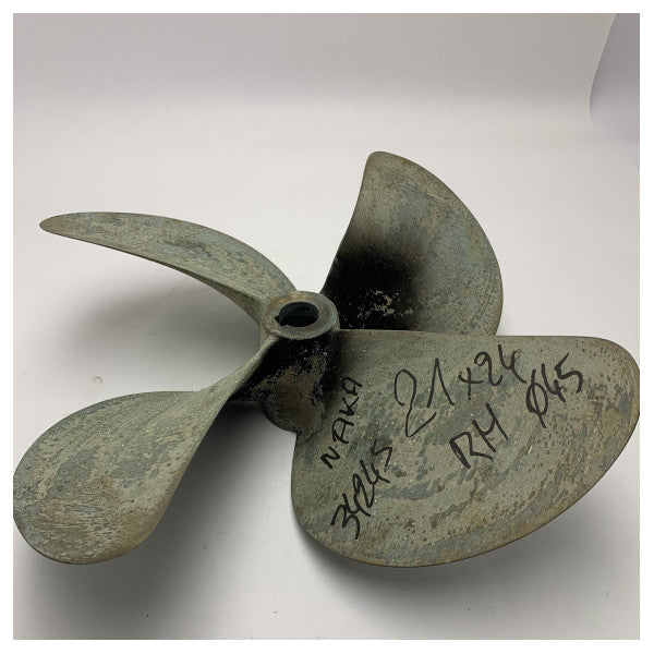 USED Frankreich Helices 21x24 Zoll RH45 Edelstahl Rechtshänder Propeller für Boote und Motoren