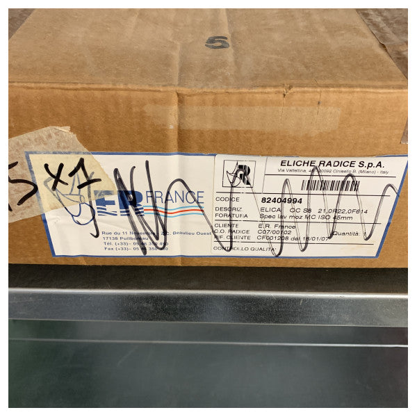 USED Frankreich Helices 21x24 Zoll RH45 Edelstahl Rechtshänder Propeller für Boote und Motoren