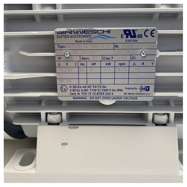 Gianneschi ACB 332/B pompa multistadio autoadescante per pozzi 230V 50HZ 2,2KW