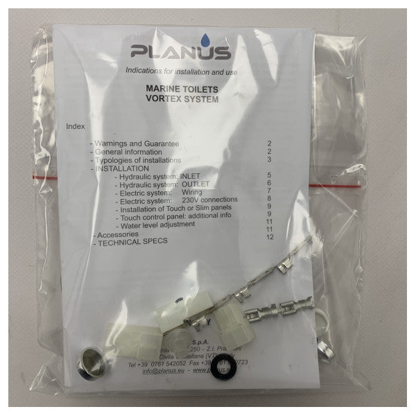 Planus Artic Plus υψηλή τουαλέτα θαλάσσης με μπιντέ 24V