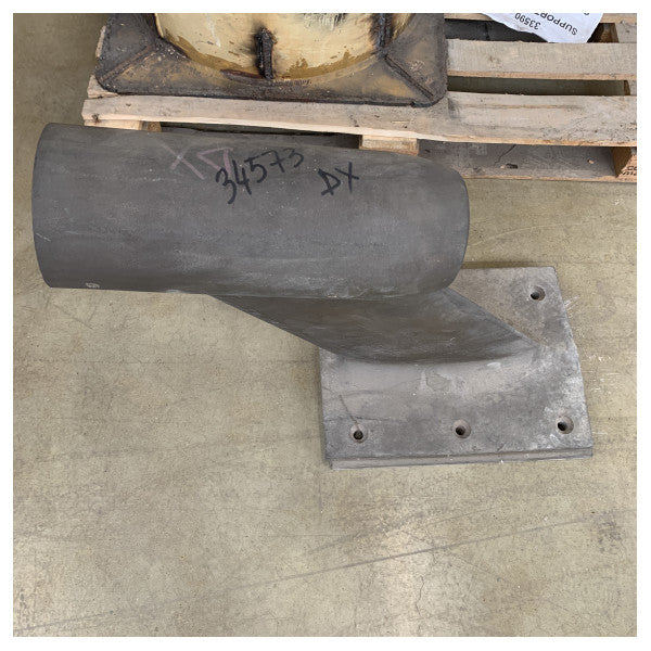 Eje de Apoyo 90mm Lanzadera Izquierda Cojinete de Eje de Metal Marino Duradero para Aplicaciones Marítimas Pesadas