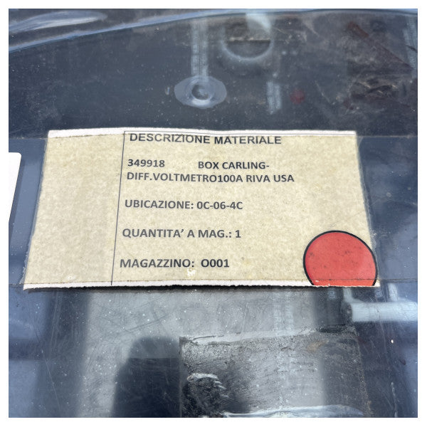 Panel wyboru zasilania z lądu i generatora Riva 100A z przełącznikiem - 349918