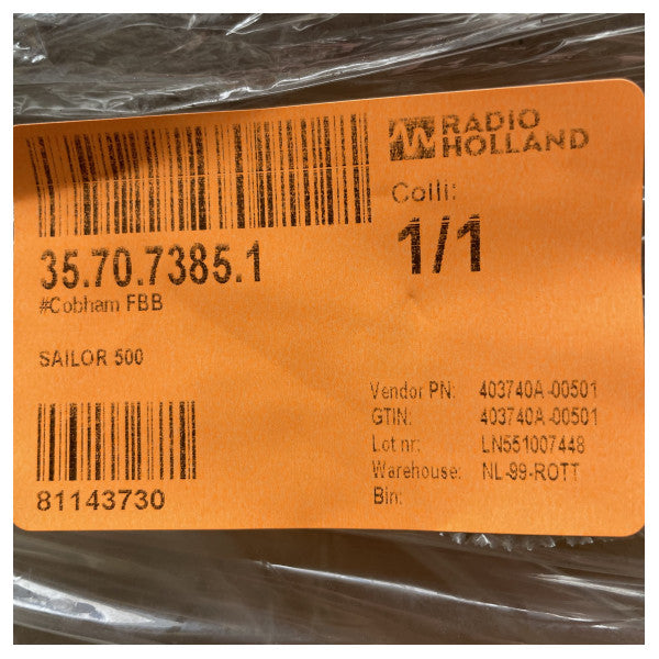 Cobham SAILOR 500 FleetBroadband надпалубно устройство - 403740A-00501