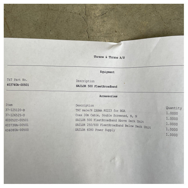 Cobham SAILOR 500 FleetBroadband надпалубно устройство - 403740A-00501