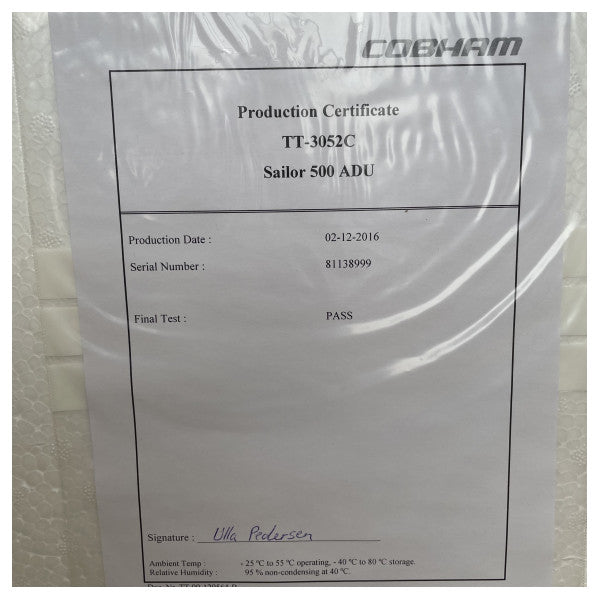 Cobham SAILOR 500 FleetBroadband надпалубно устройство - 403740A-00501