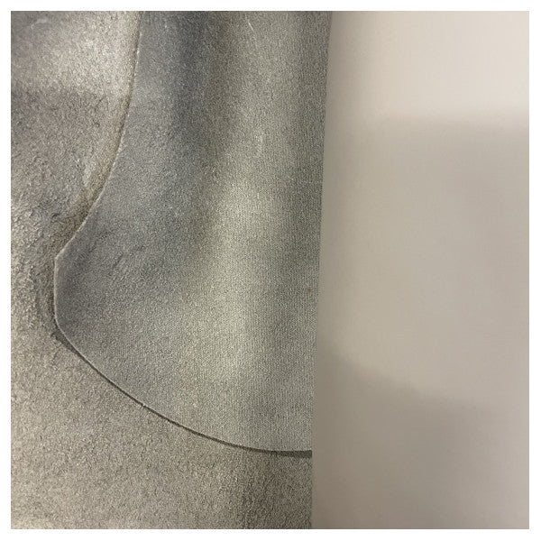 Премиум кожено платно Foglizzo за морска употреба в сив цвят - издръжлив, устойчив на атмосферни влияния материал за тапицерия на яхти и лодки