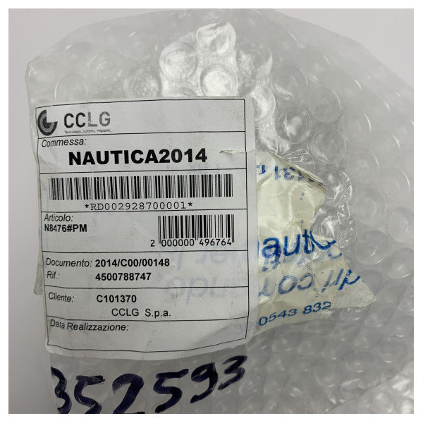 Θαλάσσιος πίνακας ελέγχου πόρτας από ανοξείδωτο χάλυβα με ένδειξη LED R122 - Αδιάβροχος διακόπτης Up/Down για περιβάλλοντα με σκληρό αλμυρό νερό