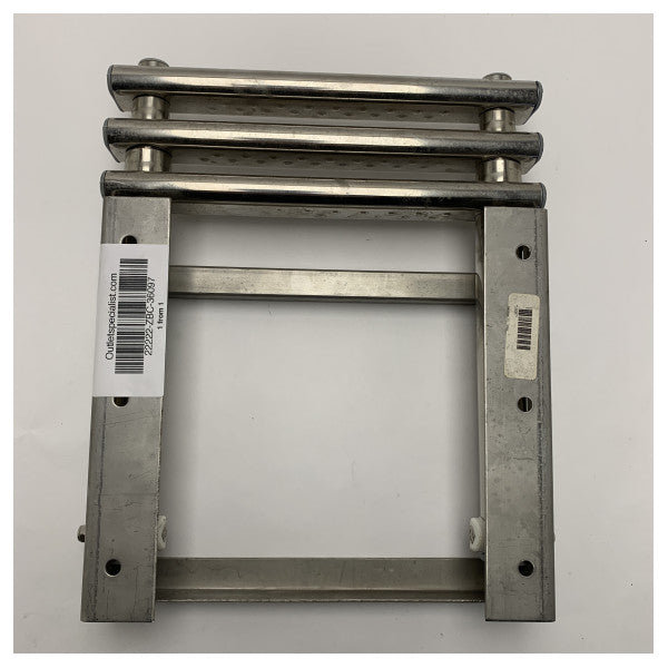 Allpa 36097 échelle de bain extensible à 3 marches en acier inoxydable