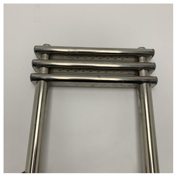 Allpa 36097 échelle de bain extensible à 3 marches en acier inoxydable