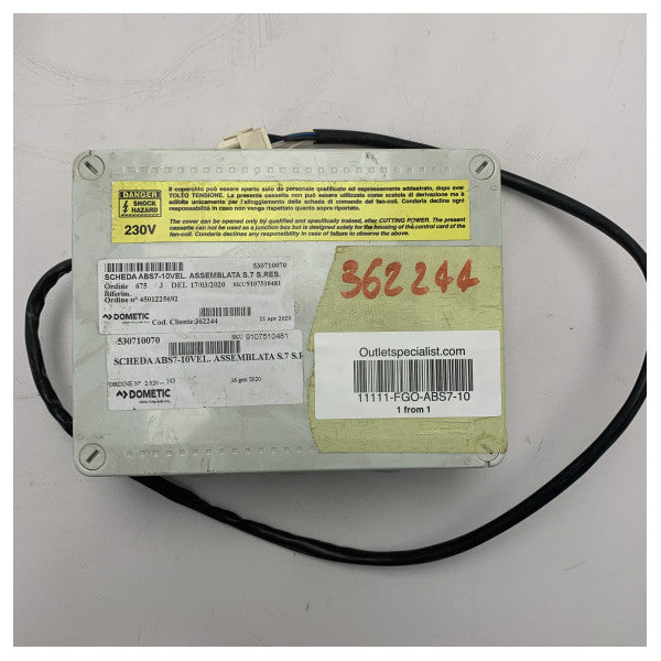 Dometic Condaria ABS7-10 yardımcı hız montaj kartı - 530710070