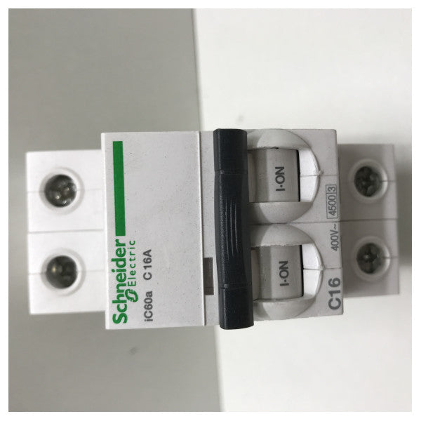 Schneider Electric Disjuntor miniatura de 2 pólos 16A para proteção eléctrica marítima