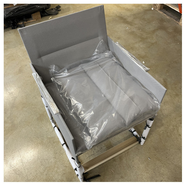 Sedia da pranzo per esterni Manutti Squat grigio - FS-CH32