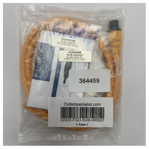 OceanLed Allure XFM50 kabel- och säkringssats - SUB-000022