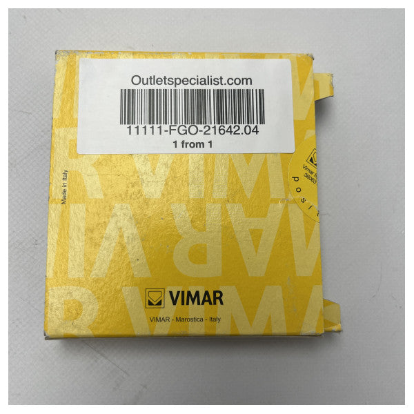 Vimar Eikon EVO 2M Bronze Aluminum Plate - Marine Grade Corrosion Resistant Cover