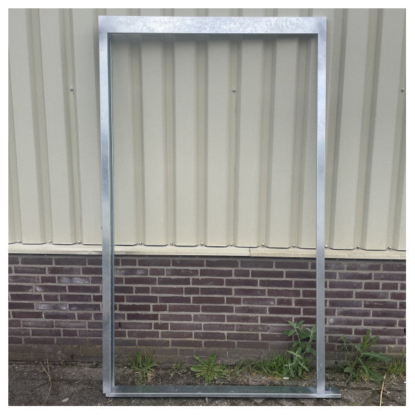 Плъзгаща се врата от неръждаема стомана с електрическа щора 24V H2150 x W1270 mm