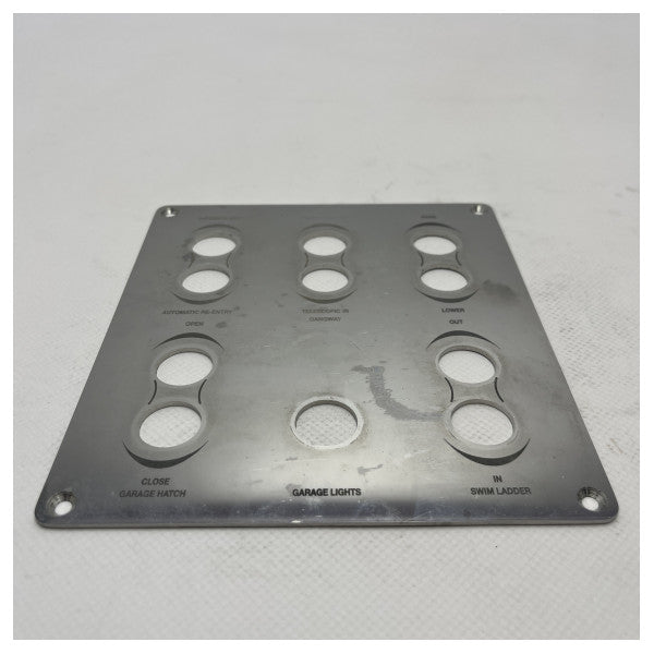 Pannello di controllo garage e sistemi di poppa Riva argento - 370436