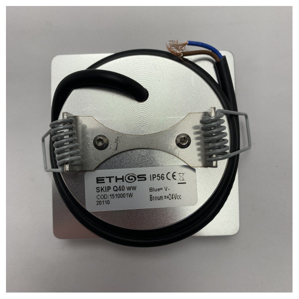 Ethos 151001W Q40 LED-strålkastare krom | svart