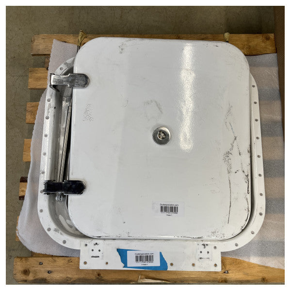 2. valinta Ruostumattomasta teräksestä valmistettu vesitiivis NEMO-luukku lukolla 490 x 430 LN A30 FD - 379480