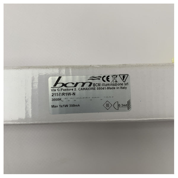 BCM Illuminazione'den Deniz İç Mekanları için BCM Yüksek Kaliteli Denizcilik Duvar Lambası 3000K Sıcak LED Lamba - 2157/R1W-N