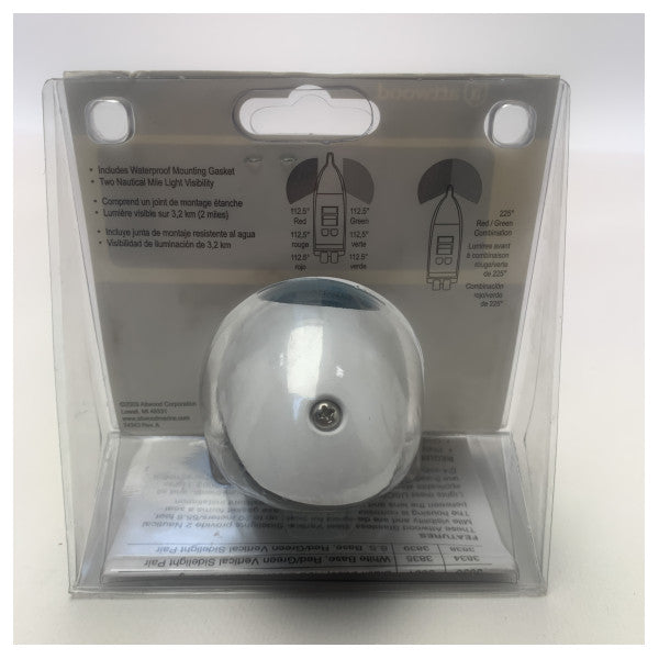 Attwood 12V grønt navigationslys i siden 2NM - 3834G7