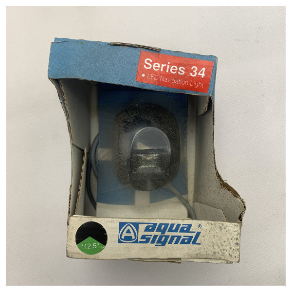 Aqua Signal serie 34 luce di navigazione di poppa a LED nera - 3852001000