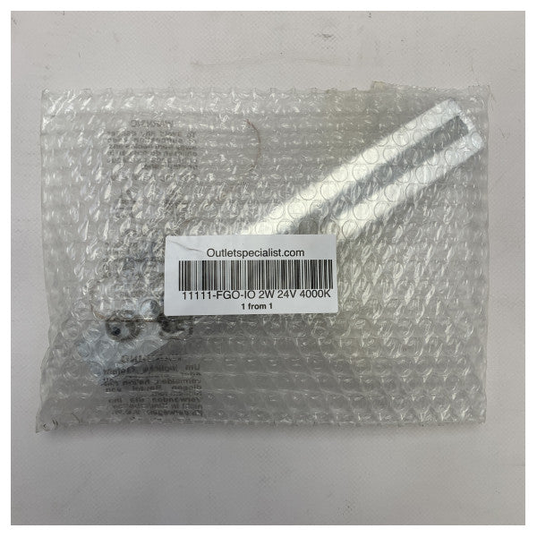 Altraluce Chrome Wall Light 2W 24V Neutral White LED for Boats and Yachts - IO 2W 24V 4000K