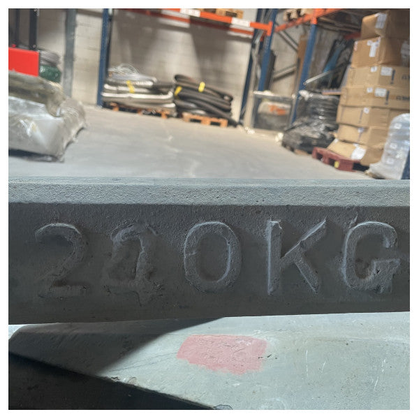 Sanguineti HHP -altaan ankkuri 240 KG galvanisoitu RINA-sertifioitu