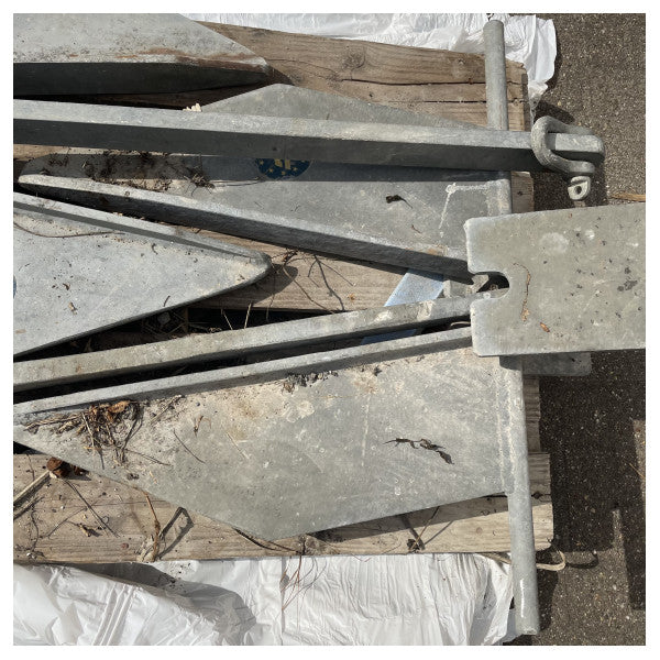 Ancre Danforth galvanisée Sanguineti 80 KG