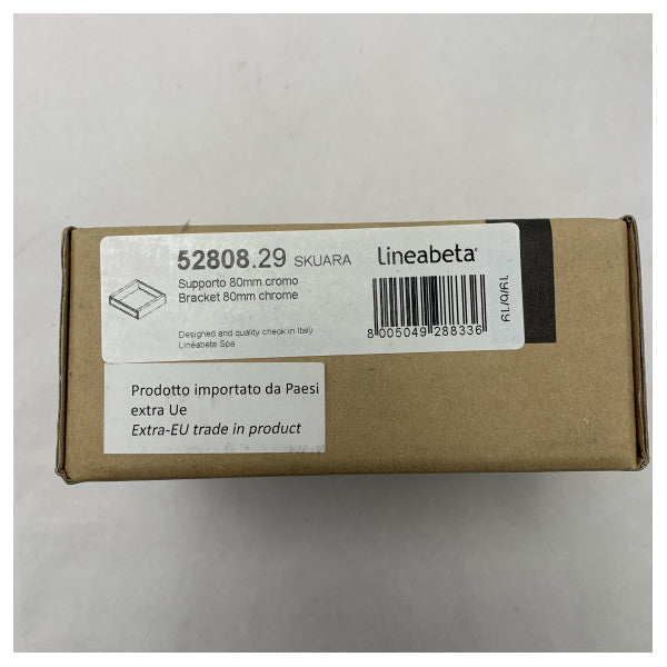 Lineabeta SKUARA 52808.29 Χρωμιωμένος βραχίονας θαλάσσης για στήριξη 80mm - 52808.29