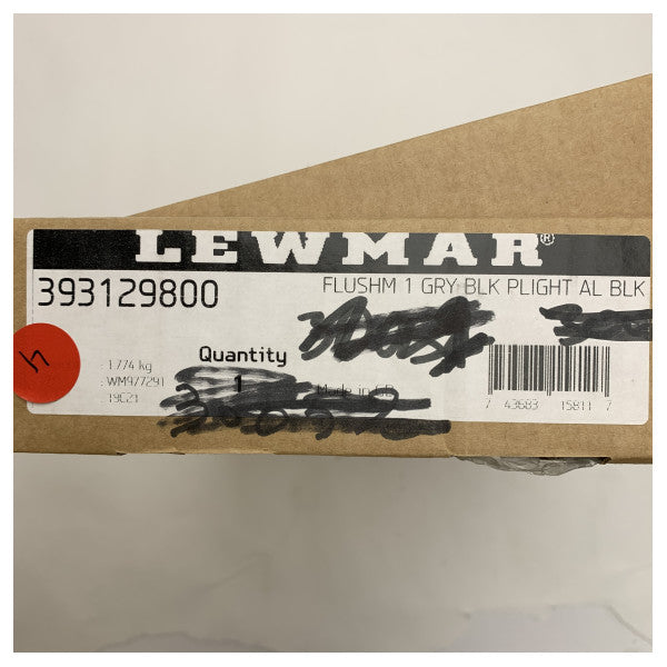 Lewmar Mirte åpning luke svart 366 x 190 mm - 393129800