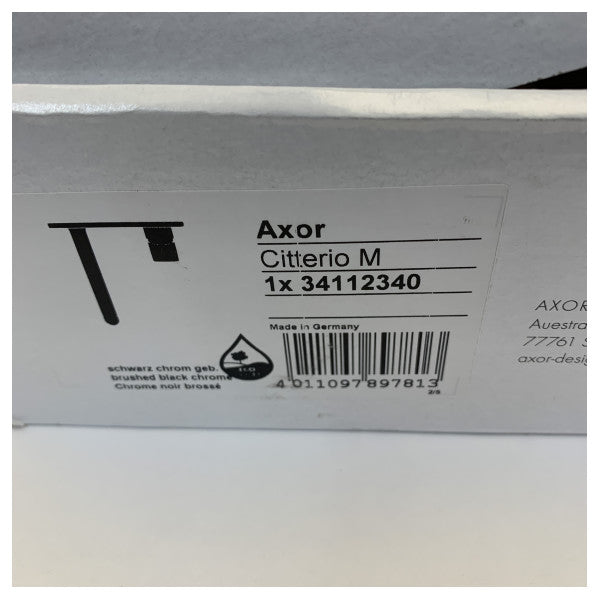 Hansgrohe Axor mitigeur de lavabo à encastrer à levier unique noir mat - 34112340