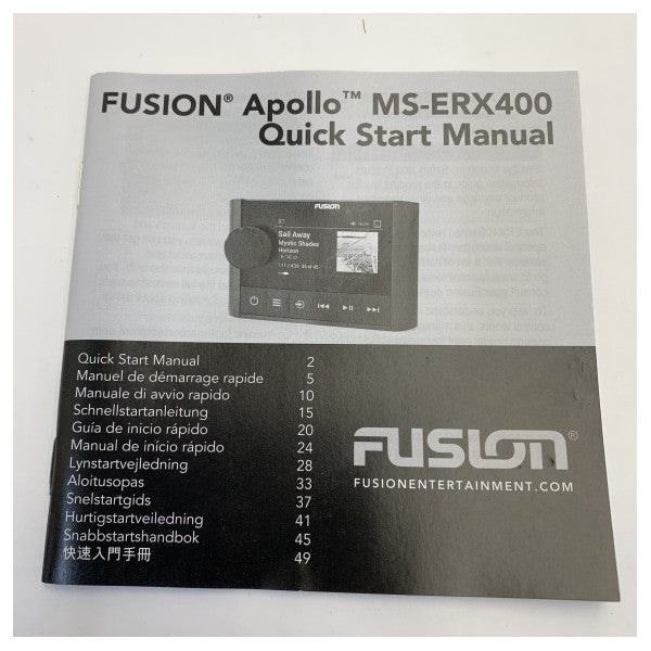 Fusion Apollo ERX400 Kontrollur tal-Radju Imbottli Wired