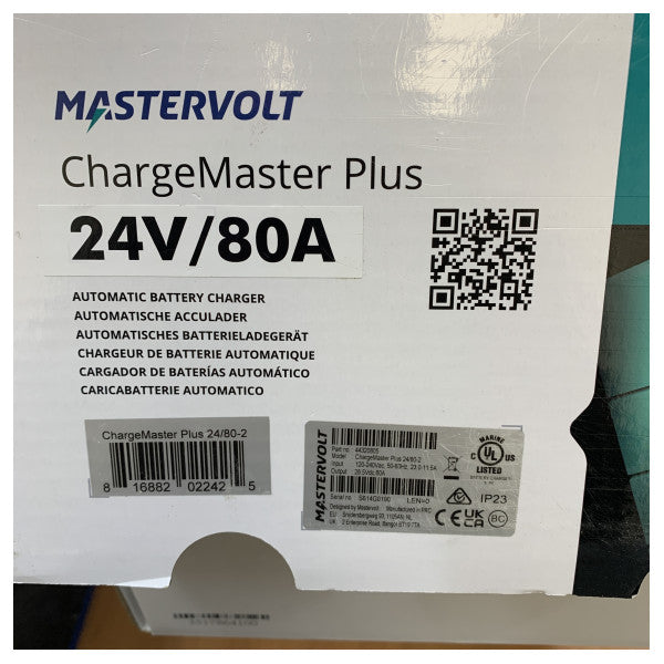 Mastervolt Chargemaster Plus 24V/80A 2 Output Battery Charger Czone - 44320805