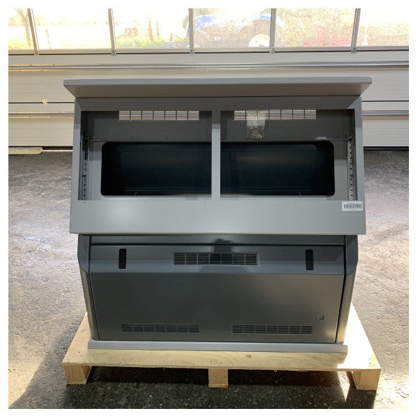 Морський корабельний міст навігаційна консоль антрацит L130 x W44 x H130 см