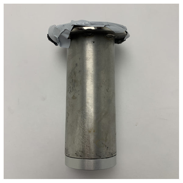 NEMO ruostumattomasta teräksestä valmistettu aurinkomarkiisin tolpan kannatin - D=44 L=150 INCL 15 astetta - 599.597