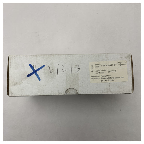 Elka 920940 toalettpappershållare i mässing av högsta kvalitet