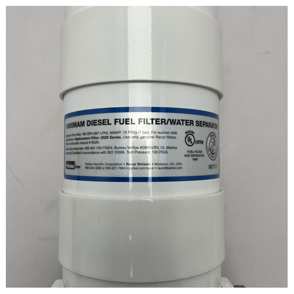 Filtr paliwa Racor 1002MAM30-R 681 l/h | separator wody