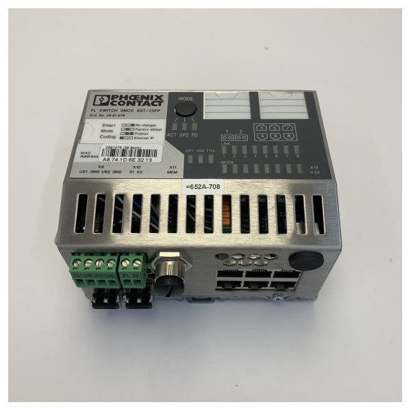 Commutateur réseau MTU X00E50210682 pour câble à fibre optique - SMCS 6GT/2SFP