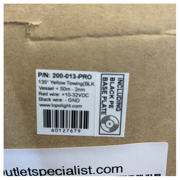 Lopolight Marine LED Slepe Lys Koppeling for Båter opp til 50m 2nm 135 grader - 201-013 PRO