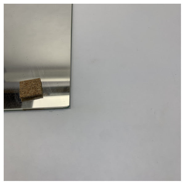 Високоякісне безпечне скляне дзеркало 430x320мм - міцне морське кришталеве дзеркало