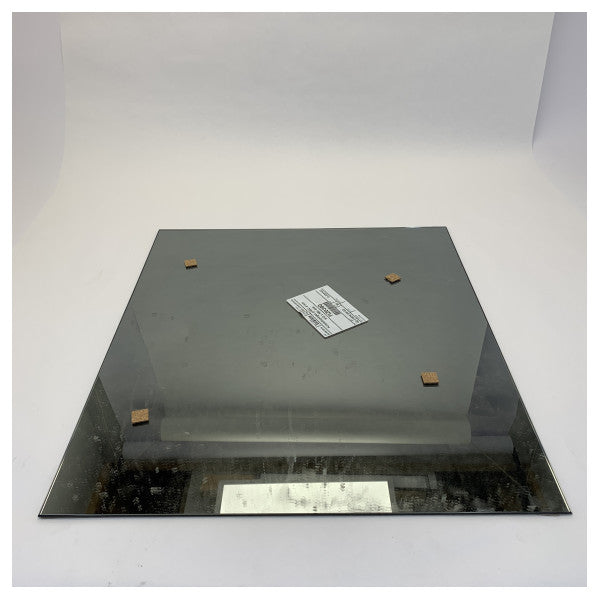 Miroir en verre marin Hanse Grey Crystal 4mm - Miroir en verre durable 510x580mm pour bateaux et yachts