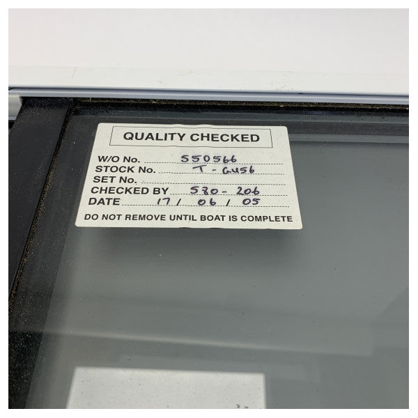 Trend Marine Aluminium Sliding Hatch Window with Tinted Glass - 550566