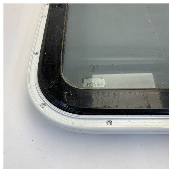 Trend Marine White Aluminium Coated Opening Window 875 x 515 mm