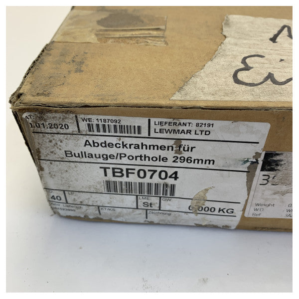 لوار مصباح دائري من الفولاذ المقاوم للصدأ بحجم 296 مم مع مشبك تزيين - 361523999