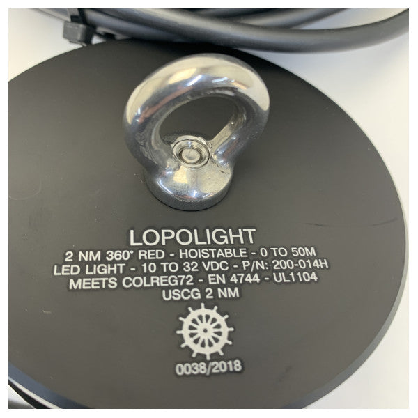 Lopolight 200-14H-B pro 2 nm PUNAINEN navigointivalo nostettava